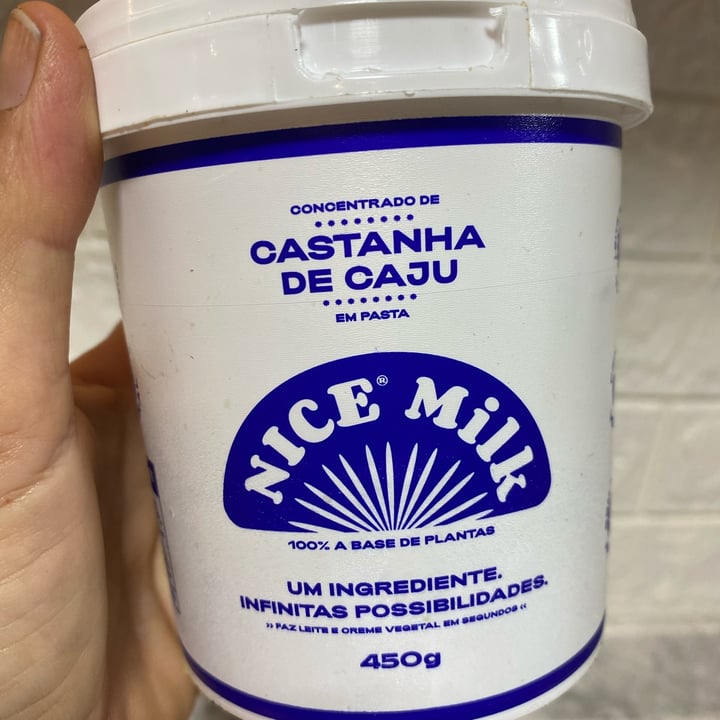 photo of Nice Milk Castanha de caju shared by @maryanamatinez on  04 Nov 2021 - review