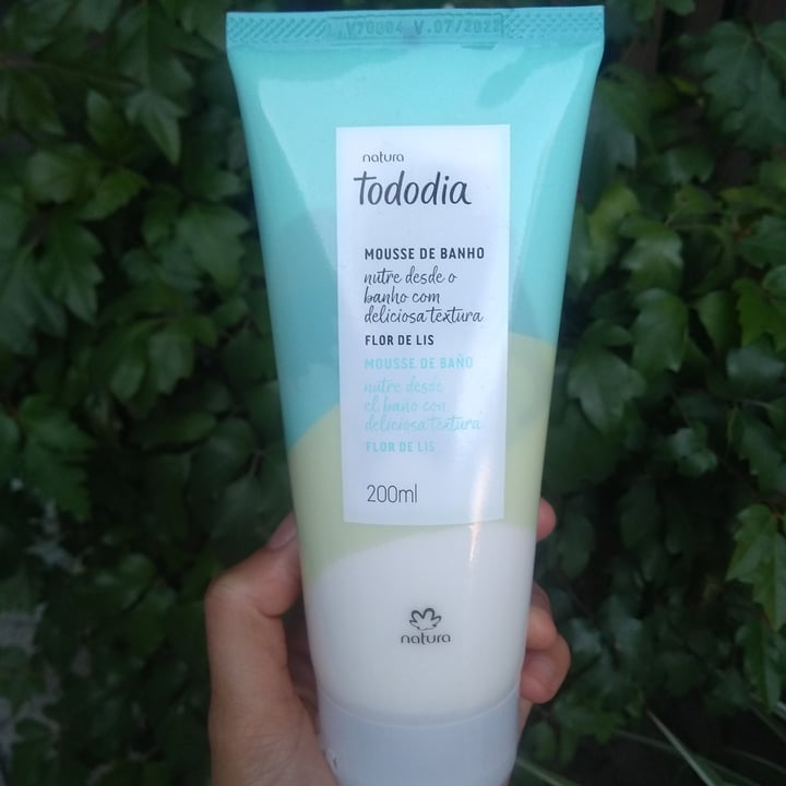 photo of Natura Tododia mousse de baño  hidratante flor de lis shared by @flornijas on  04 Apr 2021 - review