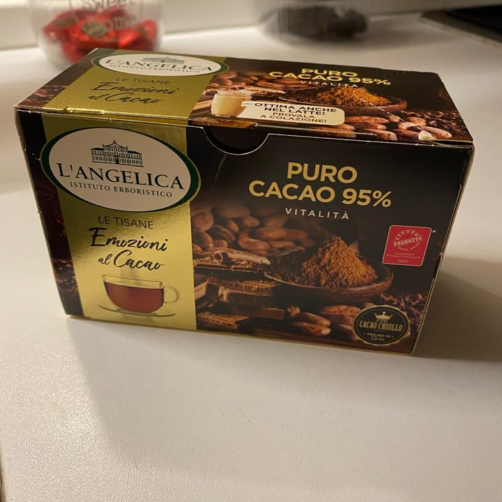 photo of L'angelica Emozioni al cacao puro cacao 95% shared by @mimulin on  15 Oct 2022 - review