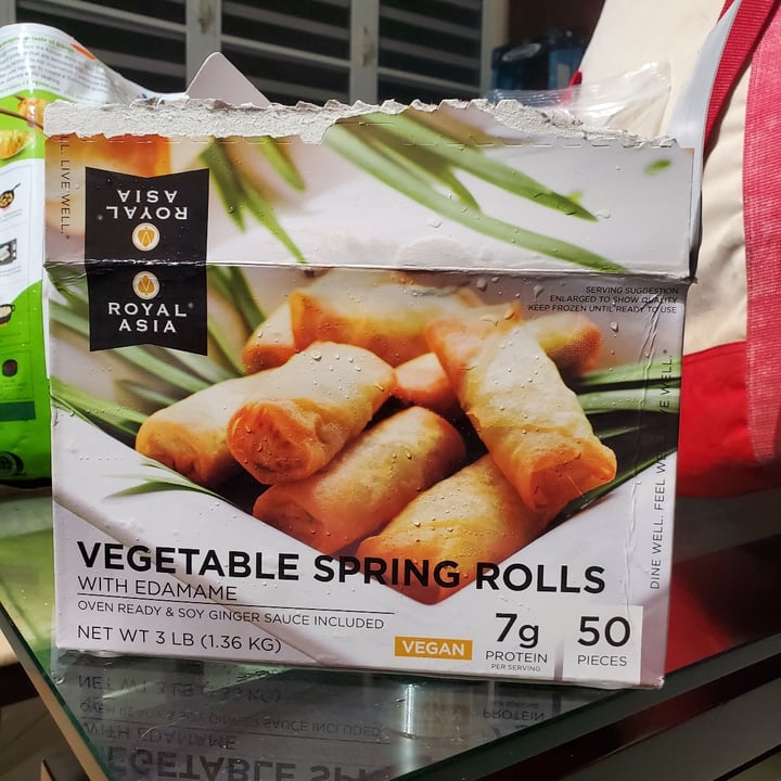 Royal Asia Vegetable Spring Rolls With Edamame Review abillion