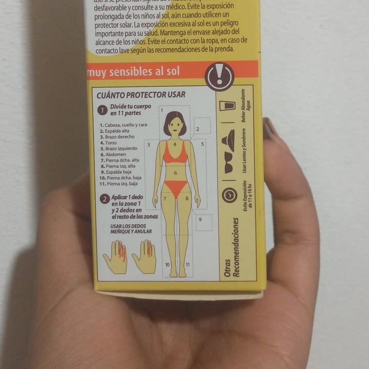 photo of Rayito de Sol Protector Solar Fps 65 shared by @malenita on  25 Nov 2022 - review