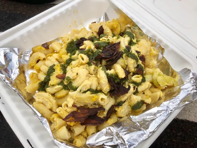 Foto do prato “mac and cheese”