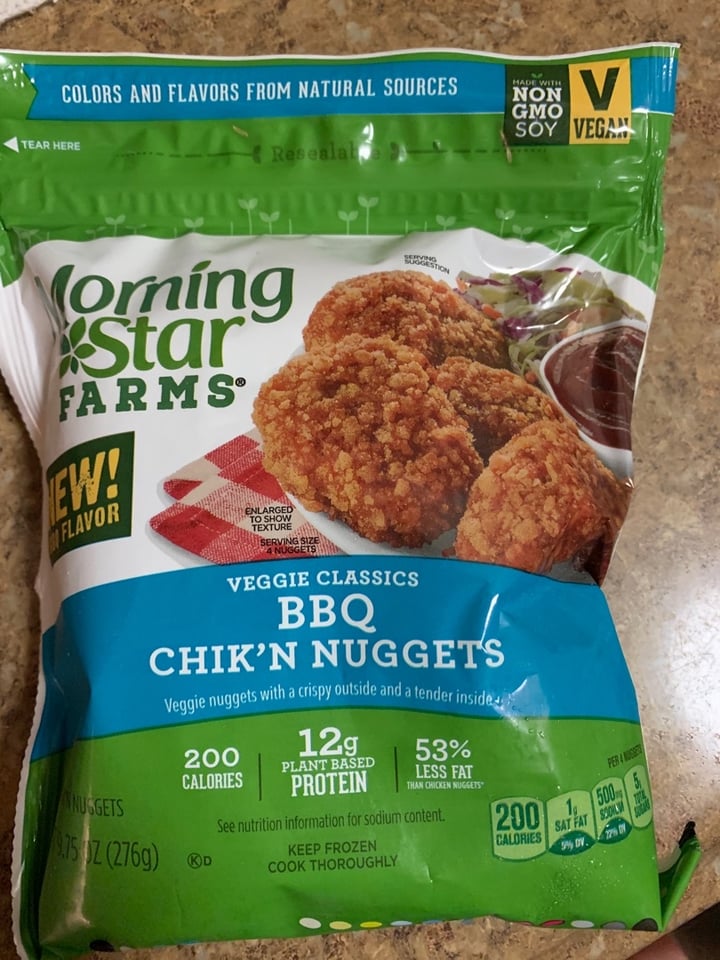 review photo of MorningStar Farms BBQ Chik’n Nuggets shared by @sg1994 on 18 Dec 2019 - review