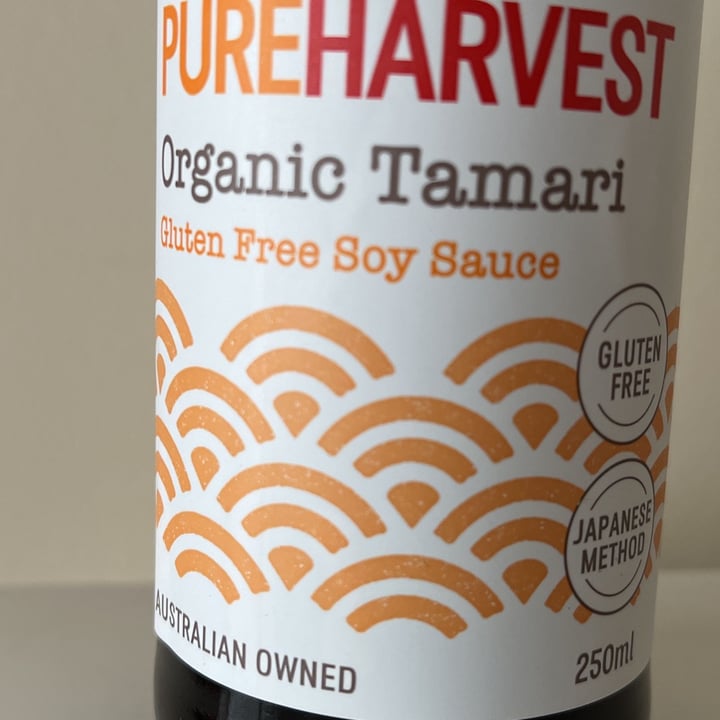 photo of Pureharvest Organic Tamari - Gluten Free Soy Sauce shared by @veganadam on  13 Nov 2022 - review