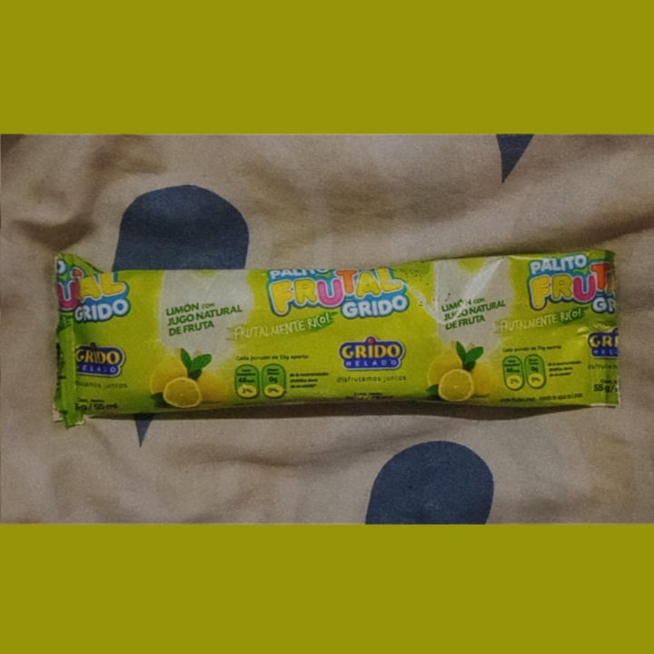 photo of Grido Palito Frutal Limón shared by @artemizsa on  07 Aug 2020 - review
