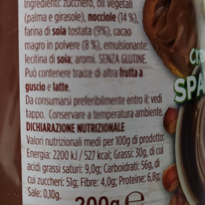 photo of coccolata crema spalmabile Al Cioccolato shared by @tytty on  09 Jun 2022 - review