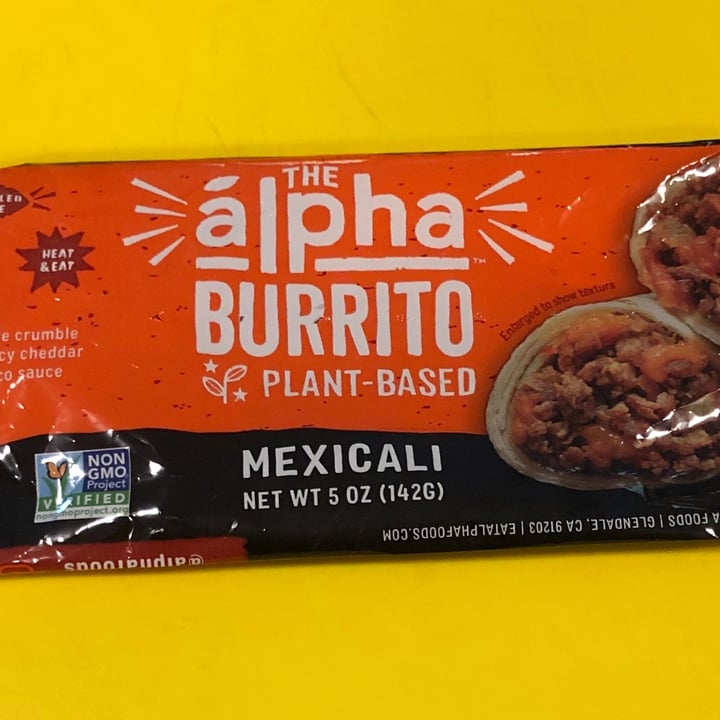 photo of Alpha Foods Mexicali Burrito shared by @leisa on  03 Jun 2020 - review
