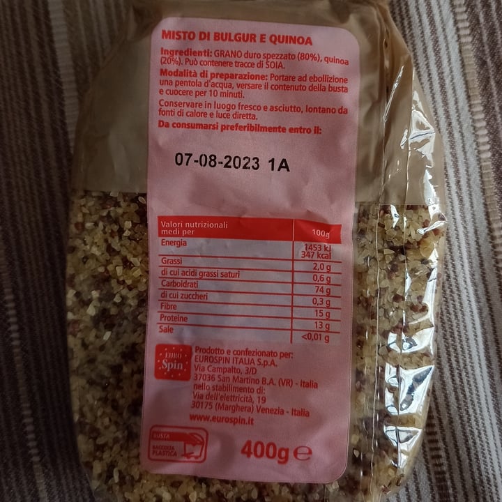 photo of Delizie dal Sole Zuppa di bulgur e quinoa shared by @teswood on  24 Jul 2022 - review