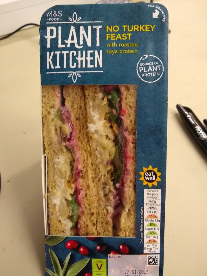 review photo of Plant Kitchen (M&S) No Turkey Feast shared by @cocosmomma on 15 Mar 2019 - review