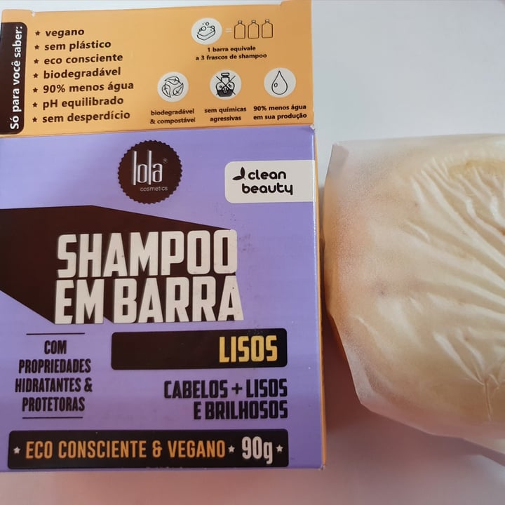 photo of Lola cosmectis Shampoo Em Barra Lisos shared by @marinhoheloisa on  22 Apr 2022 - review