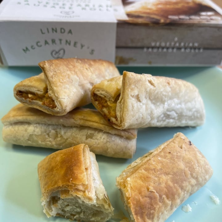 photo of Linda McCartney's Sausage rolls shared by @familywanderful on  19 Oct 2021 - review