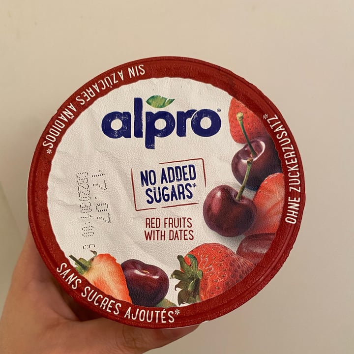 photo of Alpro Red Fruits With Dates (No Added Sugars) shared by @smaltorosso on  01 Jul 2022 - review