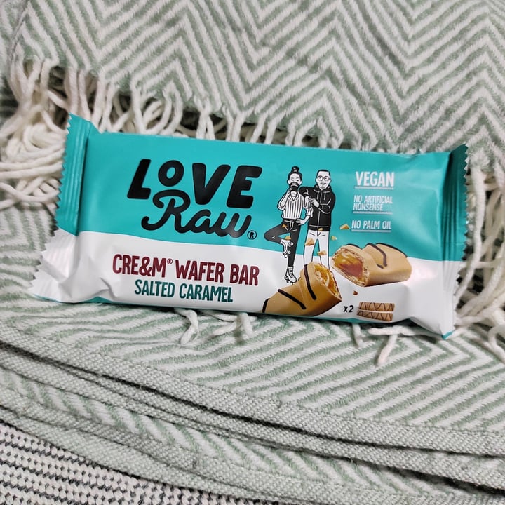 photo of LoveRaw Cre&m Wafer Bar (Salted Caramel) shared by @thekindseed on  31 Oct 2021 - review