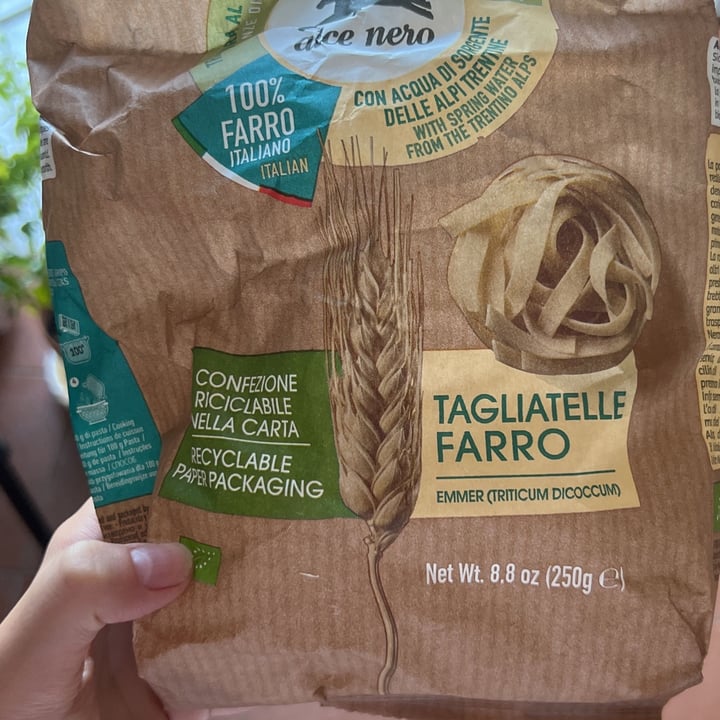 photo of Alce Nero Tagliatelle Farro shared by @unastanzabianca on  03 Oct 2022 - review