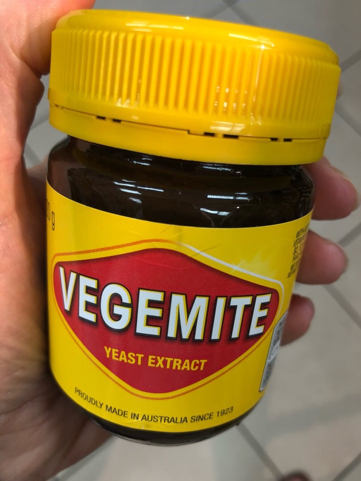 photo of Vegemite Yeast Extract Spread shared by @vegancathy on  04 Oct 2019 - review