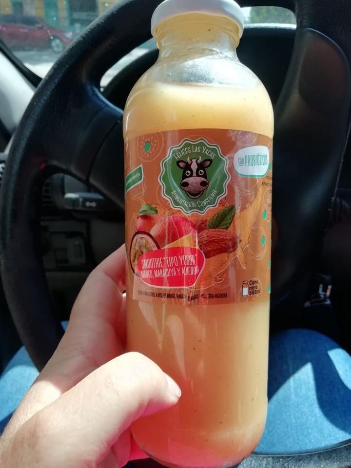 photo of Felices Las Vacas Smoothie Mango, Maracuya y Almendras shared by @sonialo on  02 Mar 2020 - review