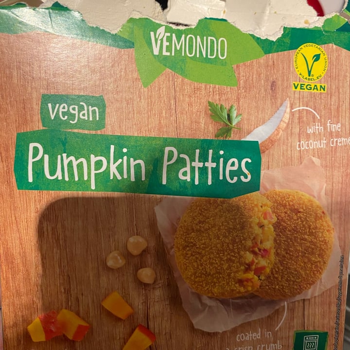 photo of Vemondo Pumpkin patties vegan shared by @marta1987 on  29 Apr 2022 - review