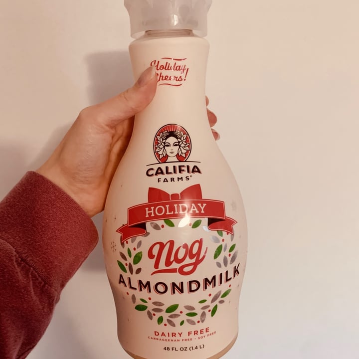 photo of Califia Farms Holiday Nog shared by @marymacw on  29 Nov 2021 - review