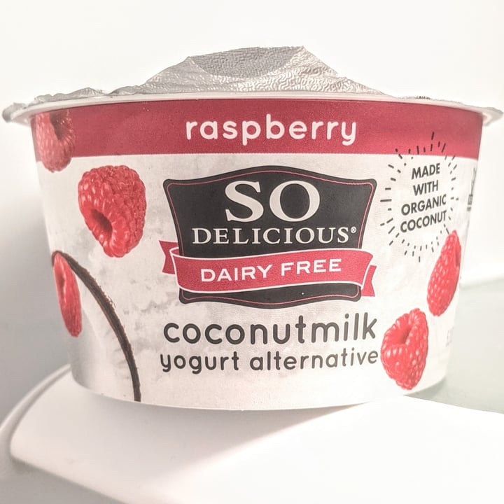 review photo of So Delicious Dairy Free Raspberry Coconutmilk Yogurt Alternative shared by @skatmandu7 on 30 Apr 2020 - review