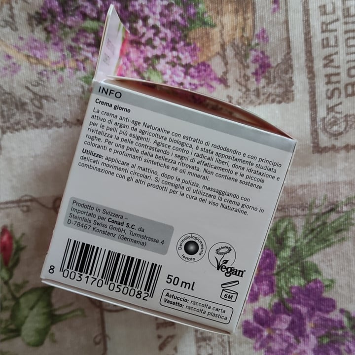 photo of Naturaline Swiss Cosmetics Crema Giorno Anti-age shared by @giuliagioia on  17 Apr 2021 - review