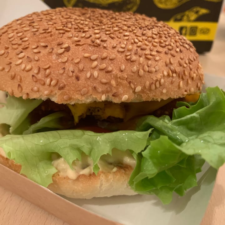 photo of Fari's Vegan Cheeseburger shared by @slovenianveganfinds on  28 Mar 2021 - review