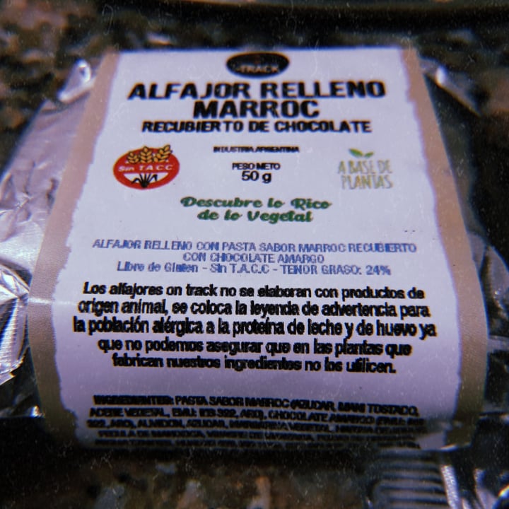 photo of On Track Alfajor OnTrack Relleno Marroc shared by @nanicuadern on  24 Aug 2022 - review