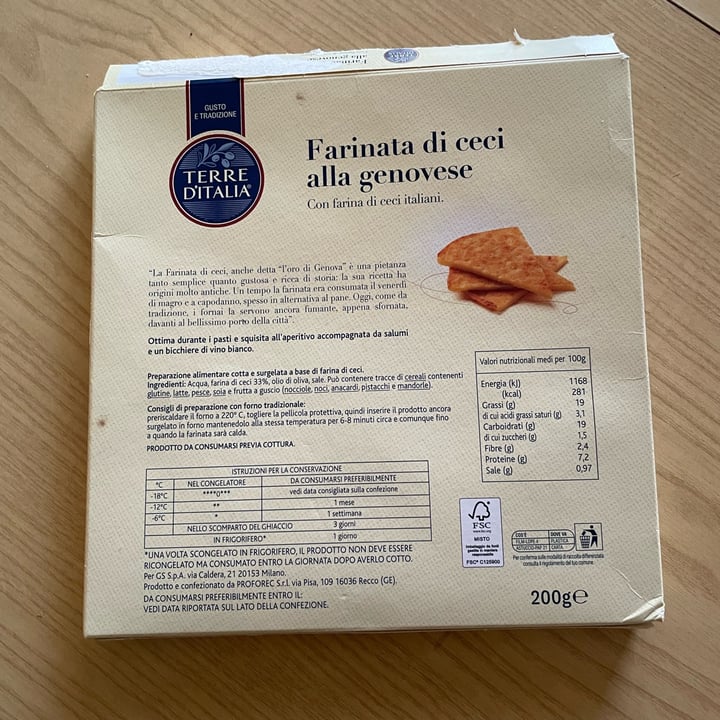 review photo of Terre d'Italia Farinata Di Ceci shared by @maniecleo on 02 Nov 2022 - review