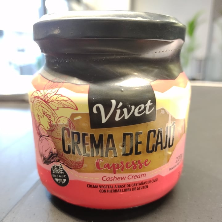 photo of Vívet Crema de Cajú Capresse shared by @natyvegan on  12 Jul 2022 - review