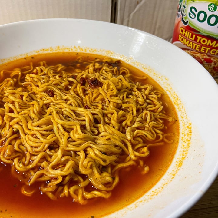 review photo of NONGSHIM (농심) Soon Chili Tomato Noodle Soup shared by @vbolieuv on 11 Oct 2022 - review