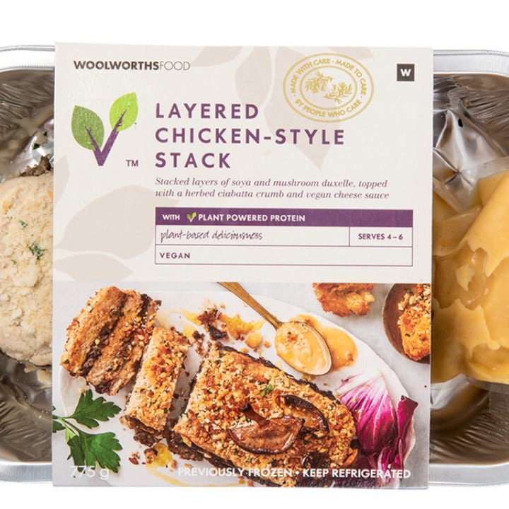 review photo of Woolworths Food Layered Chicken-style Stack shared by @changingthegame on 31 Dec 2021 - review