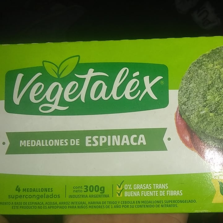 photo of Vegetalex Medallones de Espinacas shared by @peluvegan1312 on  17 May 2022 - review