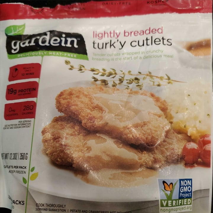photo of Gardein Lightly Breaded Turky Cutlets shared by @jfp420 on  24 Aug 2021 - review