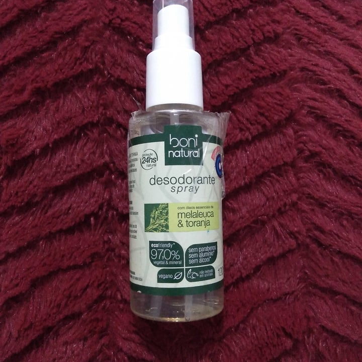 photo of Boni natural Desodorante Spray shared by @anandamaria on  22 Apr 2022 - review