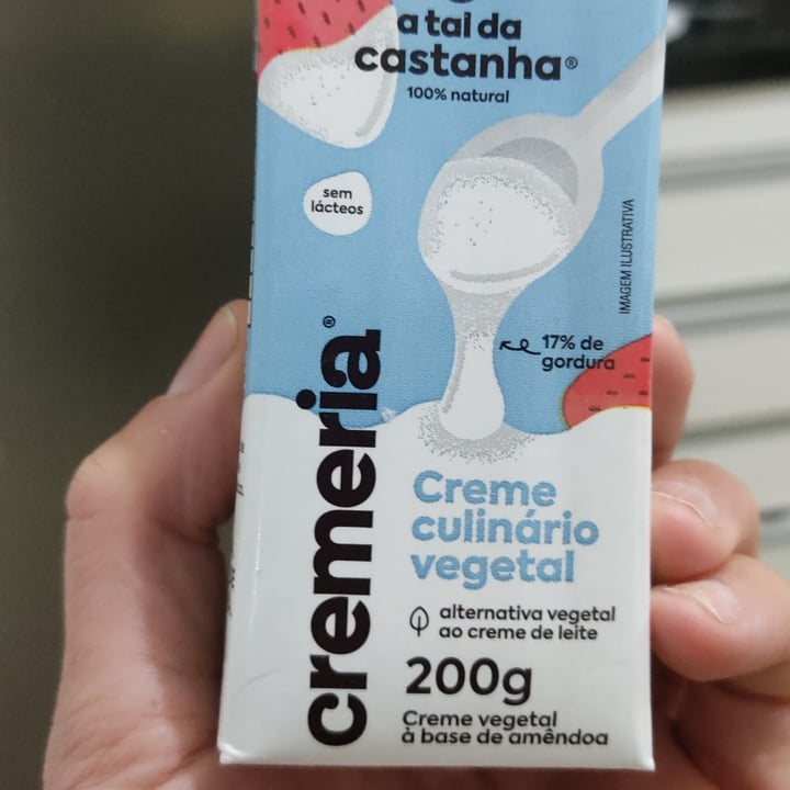 photo of A Tal da Castanha creme de leite shared by @lianesoares on  25 Jul 2022 - review