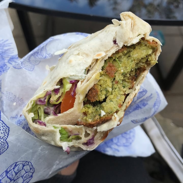 photo of Mercado Vegano (Delivery) Wrap De Falafel shared by @candelariex on  12 Oct 2021 - review