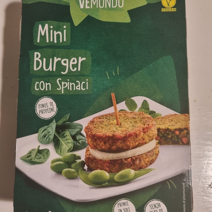 photo of Vemondo Mini burger con spinaci shared by @mikysib on  20 Mar 2022 - review