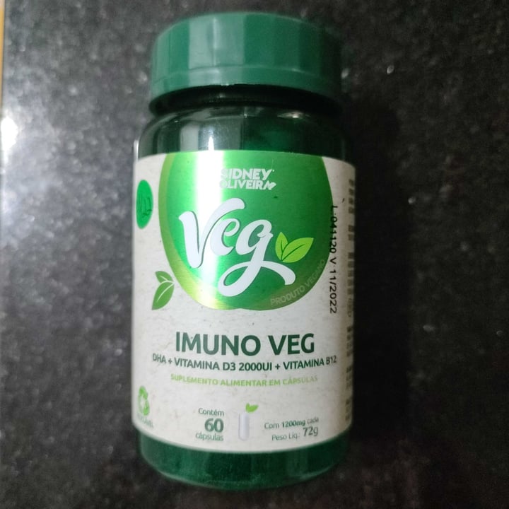 photo of Sidney oliveira Imuno Veg - DHA + D3 2000UI +  Vit B12 shared by @riogovegan on  20 Aug 2022 - review