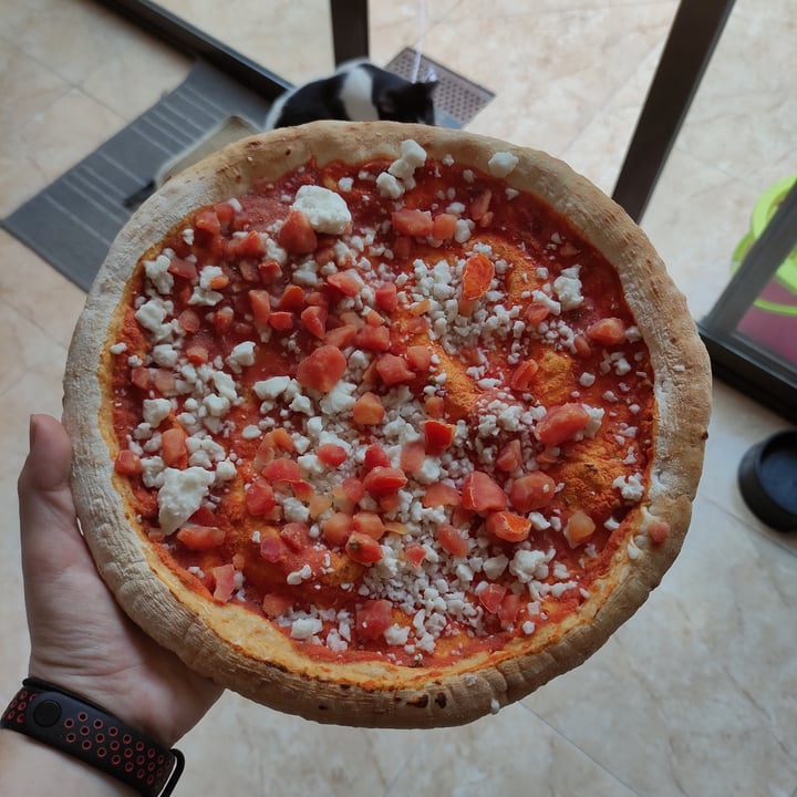 photo of Flete Pizza Vegana Estilo Margarita shared by @silviaml on  31 Oct 2020 - review