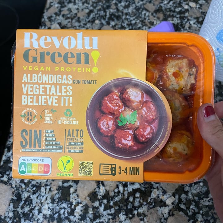 photo of Revolu Green Albóndigas Con Tomate shared by @3agonm on  30 Aug 2022 - review