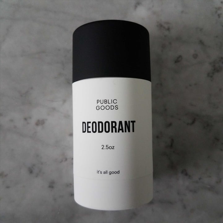 review photo of Public Goods Deodorant shared by @bplotnick on 30 Apr 2020 - review