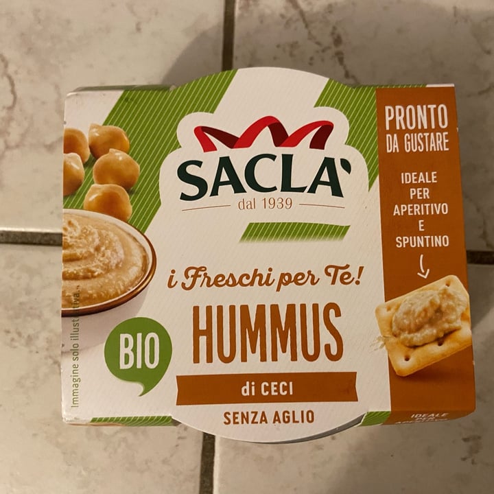 photo of Sacla' Hummus di ceci shared by @silviaepenny on  14 Jul 2022 - review