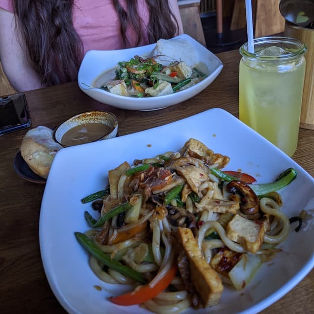 Photo of the dish “Udon Noodles and Red Lentil Curry”