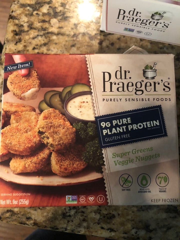 photo of Dr. Praeger's Super Greens Veggie Nuggets shared by @carlysutherland on  27 Dec 2019 - review