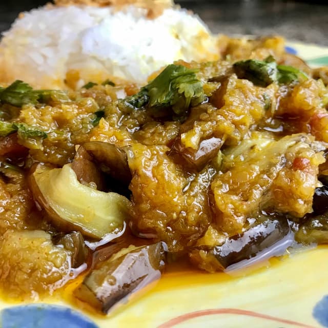 菜肴“Eggplant Curry”的照片