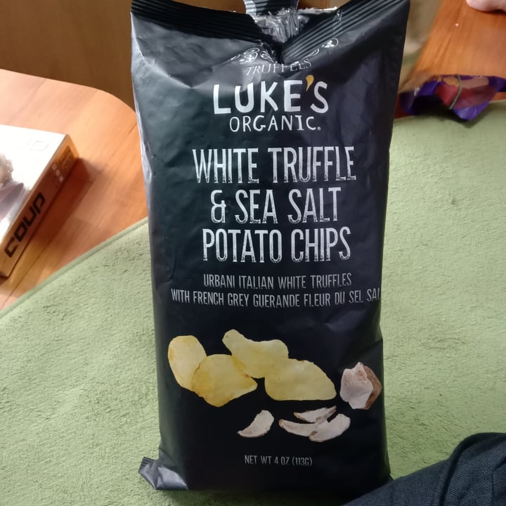 photo of Luke’s Organic White truffle and sea salt potato chips shared by @rajesv on  28 Jan 2022 - review