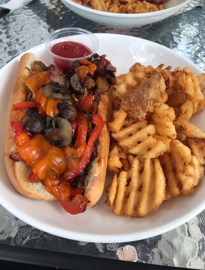 review photo of The Street Eatery Vegan Philly Cheeze Steak Sandwich shared by @cho on 11 Sep 2019 - review