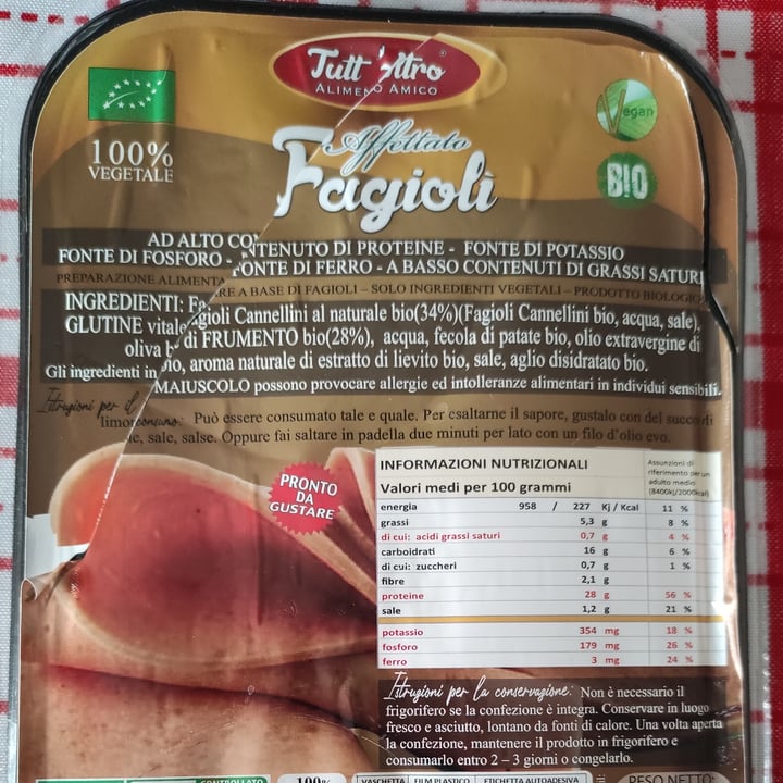 review photo of TUTT' ALTRO Alimento Amico Affettato fagioli shared by @ale85 on 13 Jun 2022 - review