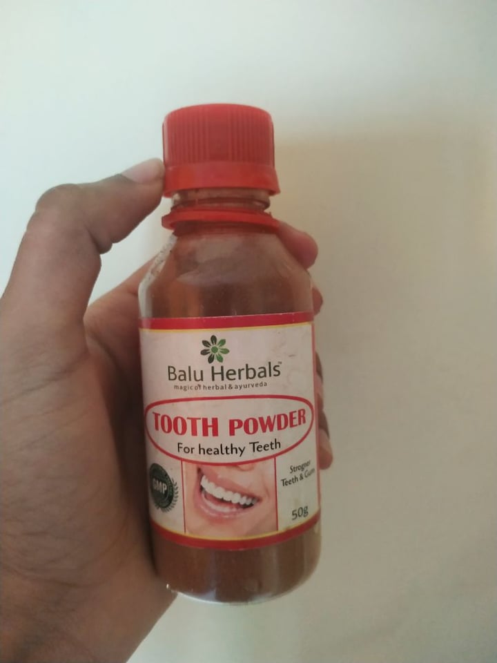 review photo of Balu's Herbals Tooth Powder shared by @thebackpacker on 29 Jan 2020 - review