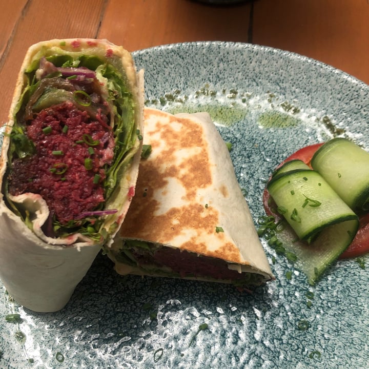 review photo of Whole Earth Cafe Falafel wrap shared by @micaelaj on 19 Jan 2021 - review