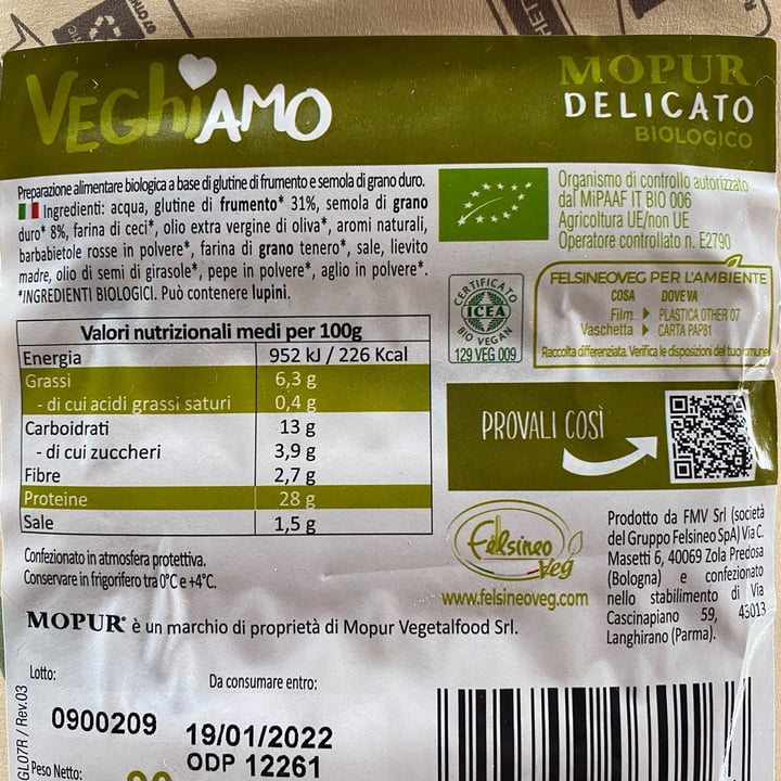 photo of Veghiamo Mopur delicato shared by @conspy-morph on  03 Oct 2021 - review